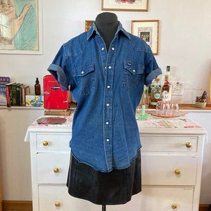 Vintage Wrangler Chambray Top